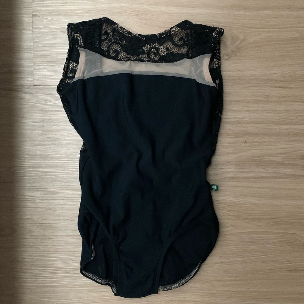 Black Luckyleo Leotard, Small